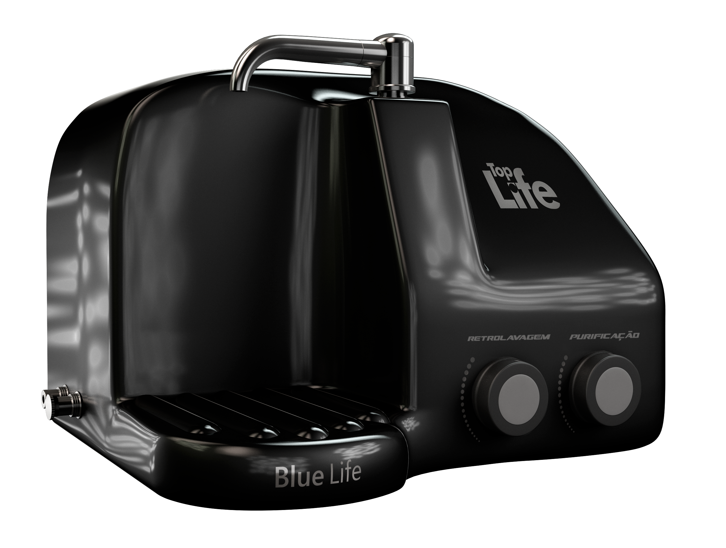 Purificador natural Blue Life preto