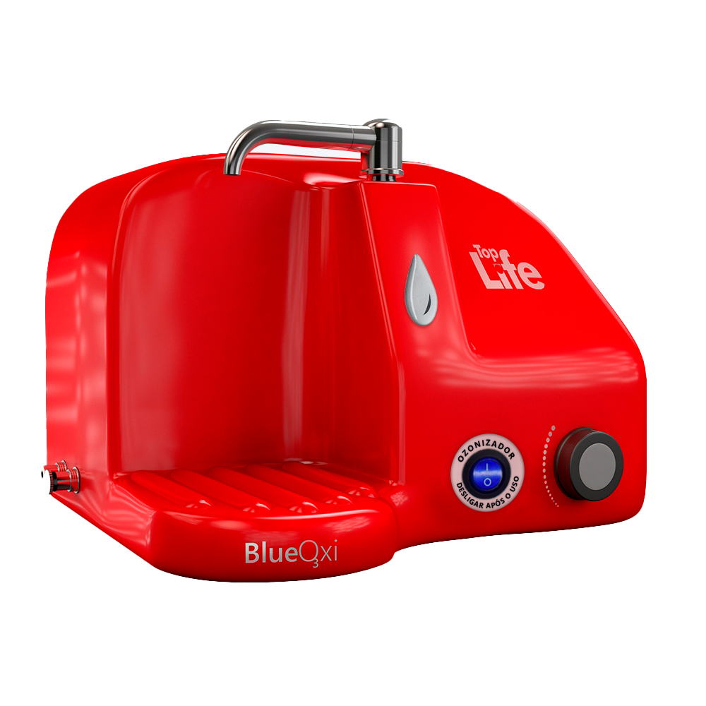Purificador Blue Oxi Health Energy vermelho