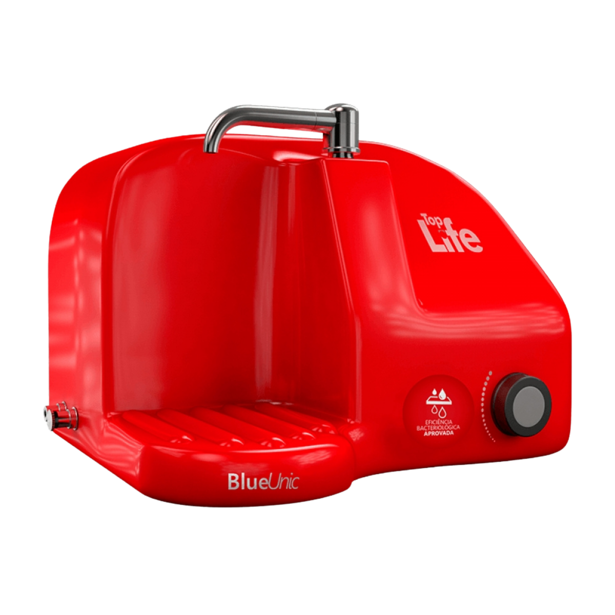 Purificador natural Blue Unic vermelho