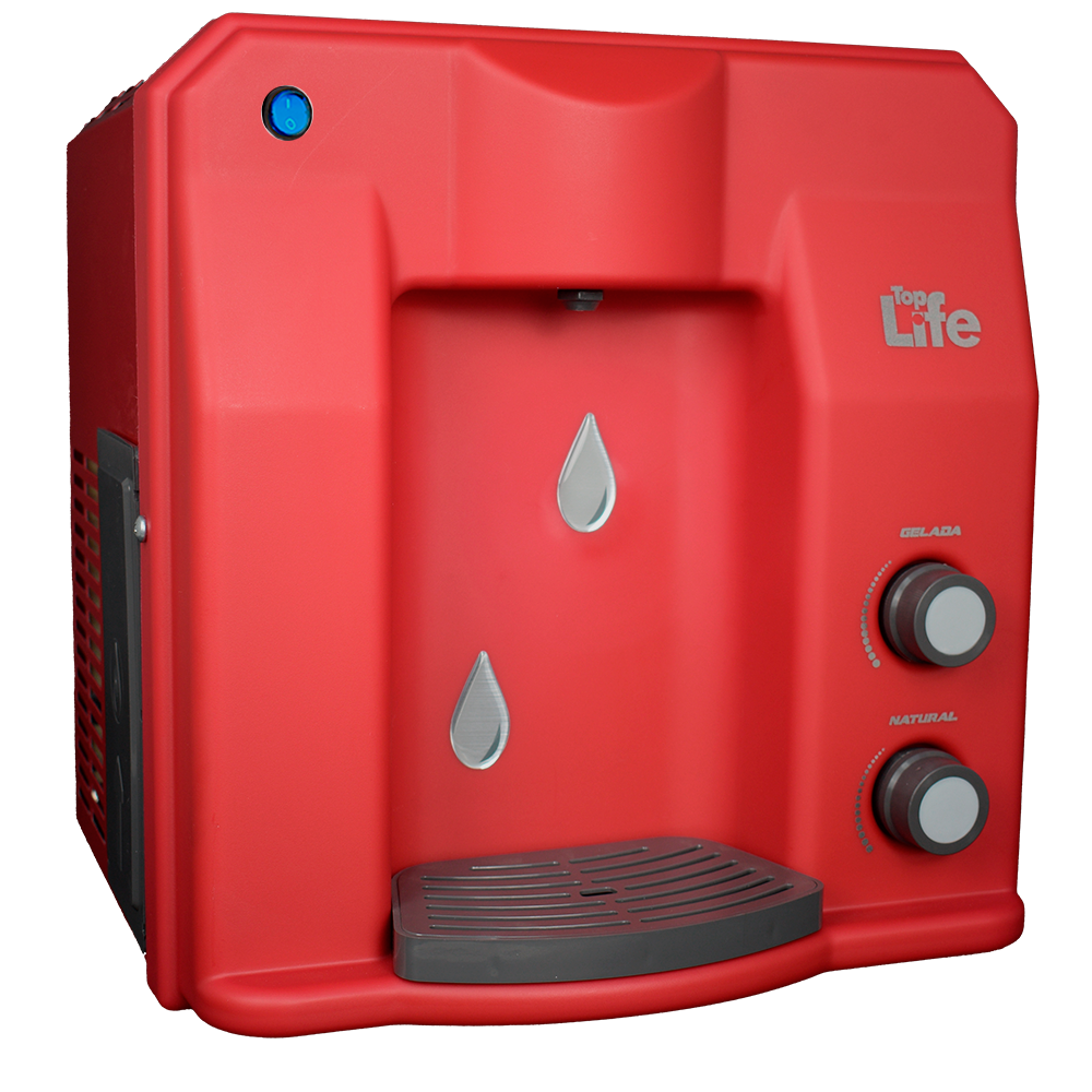 Purificador Flex Oxi vermelho do acervo; consulte disponibilidade