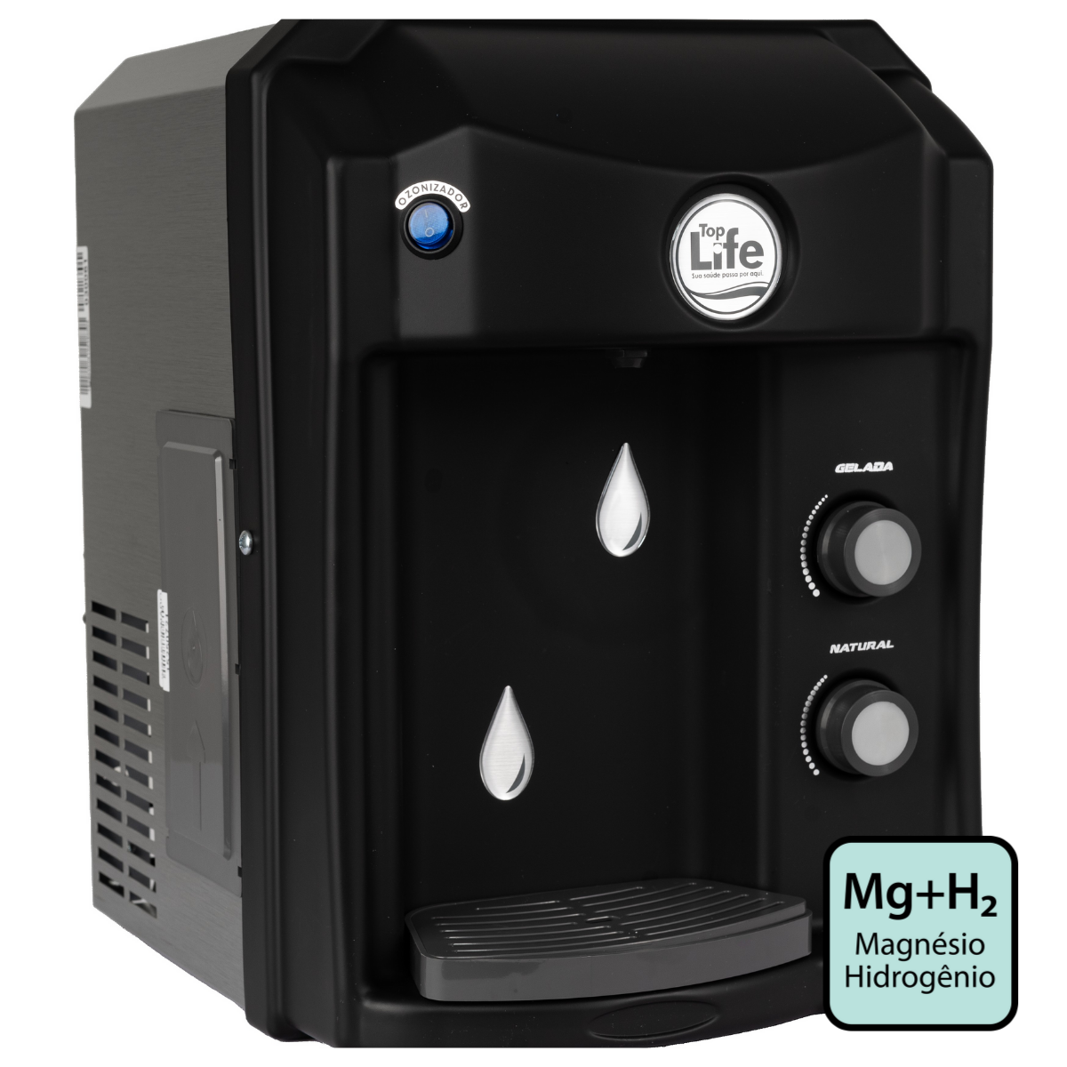 Purificador HE OXI Mg+H₂ preto