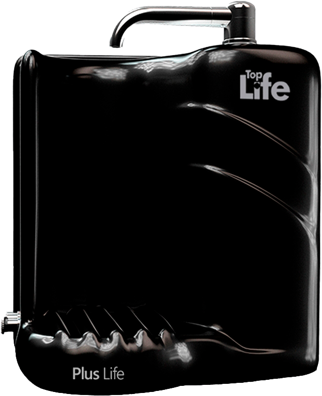 Purificador natural Plus Life preto
